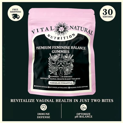 60 Pieces of Vital Source Feminine Balance Gummies Are Selling Well, Caring for Women Preferred Gift- Hawaiian Pineapple