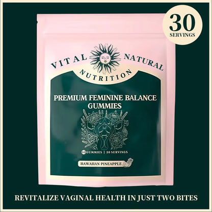 60 Pieces of Vital Source Feminine Balance Gummies Are Selling Well, Caring for Women Preferred Gift- Hawaiian Pineapple